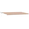 Image de vidaXL - Inklapbare - Luifel - Multikleur - 600 - × - 300 - cm - Polyester - en - Metaal