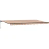 Image de vidaXL - Inklapbare - Luifel - Multikleur - 600 - × - 300 - cm - Stof - en - Aluminium