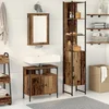 Image de vidaXL - Badkamermeubel - Set - met - plank - 3 - pcs - Oud - hout - Bewerkt - hout