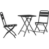Image de vidaXL - Bistroset - 3 - pcs - Antraciet - Staal