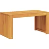 Image de vidaXL - Bijzettafel - Olie - Natuurlijk - 70 - x - 35 - x - 35 - cm - Massief - Acacia - Hout