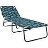 Image de vidaXL - Opvouwbare - zonnebed - Multikleur - 188 - x - 57 - x - 86,5 - cm - Polyester