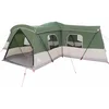 Image de vidaXL - Tent - voor - 16 - personen - met - dak - Groen - 680 - x - 510 - x - 210 - cm