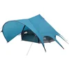 Image de vidaXL - Teepee - Tent - voor - 5 - Personen - Blauw - en - Grijs - 600 - x - 600 - x - 347 - cm