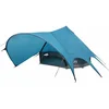 Image de vidaXL - Teepee - Tent - voor - 7 - Personen - Blauw - en - Grijs - 600 - x - 600 - x - 347 - cm