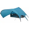 Image de vidaXL - Teepee - Tent - voor - 9 - Personen - Blauw - en - Grijs - 502 - x - 502 - x - 297 - cm