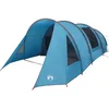 Image de vidaXL - Tunneltent - voor - 4 - Personen - Blauw - en - Grijs - 778 - x - 356 - x - 210 - cm