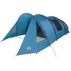 Image de vidaXL - Tunnel - Tent - 5-Persoon - met - dak - Blauw - en - Grijs - 805 - x - 405 - x - 211 - cm