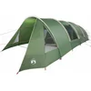 Image de vidaXL - Tunnel - Tent - voor - 6 - Personen - Groen - en - Wit - 890 - x - 470 - x - 220 - cm