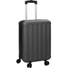 Image de vidaXL - Koffer - met - slot - Donkergrijs - 34 - x - 23 - x - 55.5 - cm - ABS - Kunststof