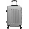 Image de vidaXL - Koffer - met - slot - 3 - pcs - Zilver - 50 - x - 31 - x - 78 - cm - ABS - Kunststof