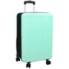 Image de vidaXL - Koffer - met - slot - Mintgroen - 43 - x - 27 - x - 66 - cm - ABS - Kunststof