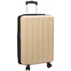 Image de vidaXL - Koffer - met - slot - champagne - 43 - x - 27 - x - 66 - cm - ABS - Kunststof