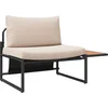 Image de vidaXL - Tuinbank - Set - 2 - pcs - Taupe - Staal