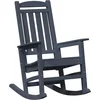 Image de vidaXL - Tuin - Schommelstoel - Marineblauw - 92 - x - 70 - x - 108cm - HDPE