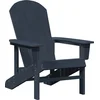 Image de vidaXL - Adirondack-stoel - Marineblauw - 82 - x - 74 - x - 92 - cm - HDPE