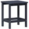 Image de vidaXL - Bijzettafel - Marineblauw - 38 - x - 38 - x - 46 - cm - Polyetheen