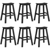 Image de vidaXL - Tuin - Bar - Set - 6 - pcs - Zwart - HDPE