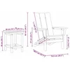 Image de vidaXL - Tuinstoel - 3 - st - Wit - Polyetheen