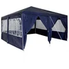 Image de vidaXL - Partytent - Blauw - 400 - x - 400 - x - 266 - cm - Polyetheen