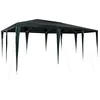 Image de vidaXL - Partytent - Groen - 600 - x - 400 - x - 266 - cm - Polyethyleen - en - Staal