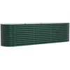 Image de vidaXL - Verhoogd - bed - Groen - 320 - x - 80 - x - 81 - cm - Staal