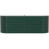 Image de vidaXL - Verhoogd - bed - Groen - 240 - x - 80 - x - 81 - cm - Staal