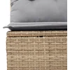 Image de vidaXL - Tuinbank - Set - met - kussen - 8 - pcs - Beige - Poly - rattan