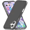 Image de Transparant Hard-Cover Bescherm-Hoes + Screenprotector geschikt voor Apple iPhone 17 - Grijs