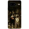 Image de Telefoonhoesje Geschikt voor Google Pixel 8 hoesje - Nachtwacht - Rembrandt van Rijn - Kunst - Siliconen Telefoonhoesje Telefoonhoesje