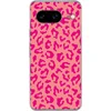 Image de Telefoonhoesje Geschikt voor Google Pixel 8 hoesje - Panterprint - Roze - Dierenprint - Minimalistisch - Siliconen Telefoonhoesje Telefoonhoesje