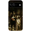 Image de Telefoonhoesje Geschikt voor Google Pixel 9 hoesje - Nachtwacht - Rembrandt van Rijn - Kunst - Siliconen Telefoonhoesje Telefoonhoesje