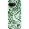 Image de Telefoonhoesje Geschikt voor Google Pixel 9A hoesje - Natuurstenen - Groen - Gesteenten en mineralen - Siliconen Telefoonhoesje Telefoonhoesje