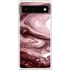 Image de Telefoonhoesje Geschikt voor Google Pixel 6 hoesje - Marmer print - Goud - Roze - Siliconen Telefoonhoesje Telefoonhoesje