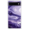 Image de Telefoonhoesje Geschikt voor Google Pixel 6 hoesje - Marmer print - Natuursteen - Glitters - Siliconen Telefoonhoesje Telefoonhoesje