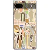 Image de Telefoonhoesje Geschikt voor Google Pixel 6a hoesje - Bloem - Abstract - Vaas - Bloempot - Siliconen Telefoonhoesje Telefoonhoesje