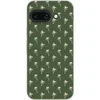 Image de Telefoonhoesje Geschikt voor Google Pixel 9A hoesje - Palmboom patroon - Groen - Beige - Zomer - Siliconen Telefoonhoesje Telefoonhoesje