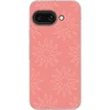 Image de Telefoonhoesje Geschikt voor Google Pixel 9A hoesje - Zonnen - Print - Roze - Wit - Zomer - Siliconen Telefoonhoesje Telefoonhoesje