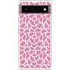 Image de Telefoonhoesje Geschikt voor Google Pixel 6 hoesje - Hartjes - Print - Roze - Wit - Siliconen Telefoonhoesje Telefoonhoesje