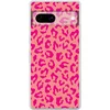 Image de Telefoonhoesje Geschikt voor Google Pixel 7 hoesje - Panterprint - Roze - Dierenprint - Minimalistisch - Siliconen Telefoonhoesje Telefoonhoesje
