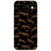 Image de Telefoonhoesje Geschikt voor Google Pixel 8 a hoesje - Panters - Patroon - Dieren - Zwart - Bruin - Siliconen Telefoonhoesje Telefoonhoesje