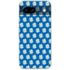 Image de Telefoonhoesje Geschikt voor Google Pixel 8 a hoesje - Madeliefjes - Patroon - Blauw - Bloemen - Siliconen Telefoonhoesje Telefoonhoesje
