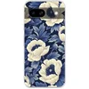 Image de Telefoonhoesje Geschikt voor Google Pixel 8 a hoesje - Bloemen - Patroon - Blauw - Wit - Siliconen Telefoonhoesje Telefoonhoesje