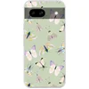 Image de Telefoonhoesje Geschikt voor Google Pixel 8 a hoesje - Vlinders - Insecten - Groen - Kleurrijk - Siliconen Telefoonhoesje Telefoonhoesje