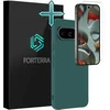 Image de Hoesje Met Screenprotector - Geschikt voor Google Pixel 10 - Sterk & Shockproof - Telefoon Hoes - Back Cover - Siliconen Case - Donkergroen