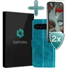 Image de Hoesje Met 2x Screenprotector - Geschikt voor Google Pixel 10 Pro - Luxe Pasjeshouder - Flip Case - Bookcase Portemonee - Kunstleer Book Case - Flipcase Hoes - Book Cover - Walletcase - Portemonneehoes - Turquoise