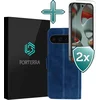 Image de Hoesje Met 2x Screenprotector - Geschikt voor Google Pixel 10 Pro XL - Luxe Pasjeshouder - Flip Case - Bookcase Portemonee - Kunstleer Book Case - Flipcase Hoes - Book Cover - Walletcase - Portemonneehoes - Donkerblauw