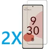 Image de Glasplaatje Geschikt voor: Google Pixel 6A - 2x Screenprotector - screen protector - glas - bescherm - beschermglas