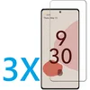 Image de Glasplaatje Geschikt voor: Google Pixel 6A - 3x Screenprotector - screen protector - glas - bescherm - beschermglas