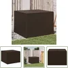 Image de vidaXL Opbergtas - Tuinbox - Tuinbox 291 L poly rattan bruin - Buitenschrijnwerk - Veranda - Terrasoverkapping